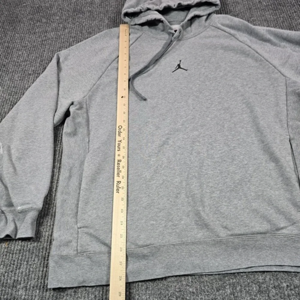 Jordan Hoodie Mens XL Gray Dri-FIT Fleece Pullover‎ Crossover Fleece dq7327-091
